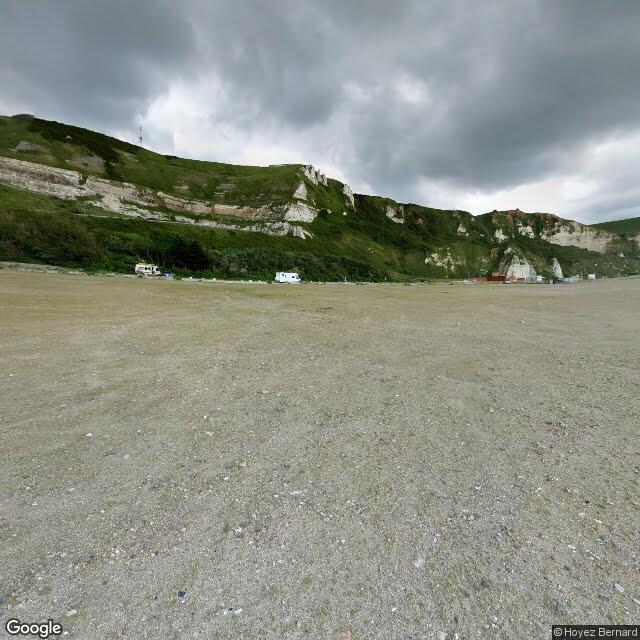 Parking de la plage d'Antifer